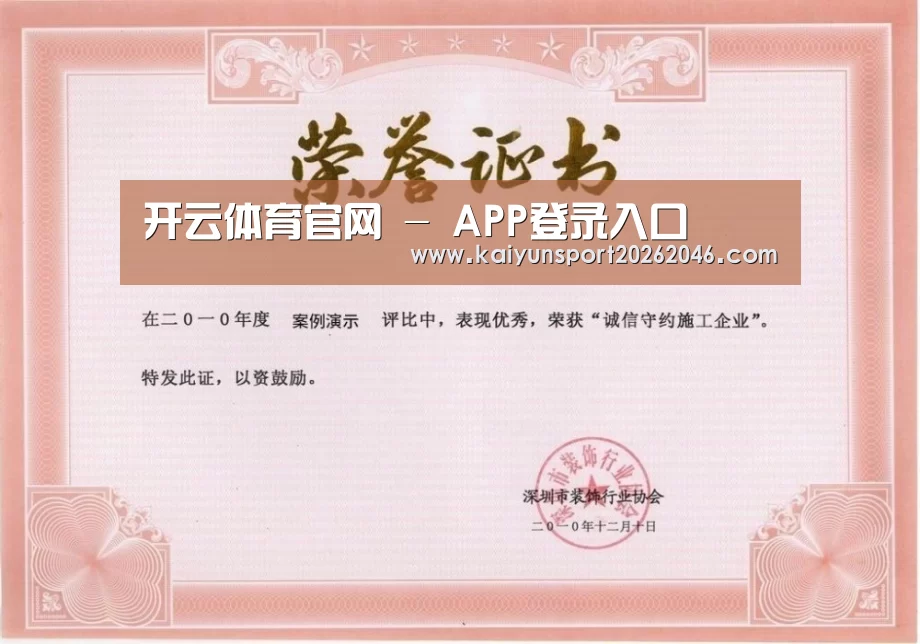 荣誉证书二